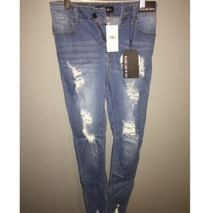 Fashion nova ripped jeans